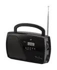 GPX Black AM/FM Clock Radio Digital Plug-In (Pack of 3)