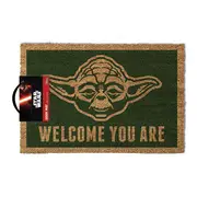 Star Wars Yoda Welcome You Are Door Mat