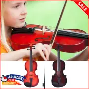 Toy Violin Musical Instrument Beginner Practice Violin Model 4 Strings Kid GOOD