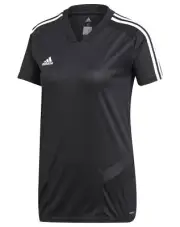 Adidas Women's Tiro 19 Training Jersey, Black/White