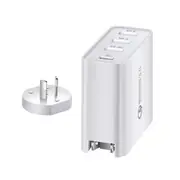 4 Port Fast Charging Charger Multi USB QC3.0 48W PD Type C Wall Adapter White