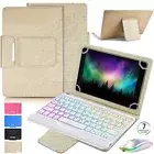 Universal Backlit Keyboard Case Mouse For Samsung Galaxy Tab A8 A9+ S7 S8 S9 FE