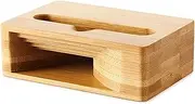 Wooden Phone Holder Speaker,Portable Wood Loudspeaker - Wooden Mobile Phone Speaker Holder, Smart Car Accessories for Women Men