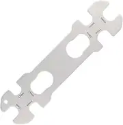 pedal cycle Cone Wrench Tool, Precision Wheel Hub Adjuster, Slim Core Nut Remover, Cycle Repair Spanner, Lightweight Maintenance Device, for Bike Restore and Adjustment