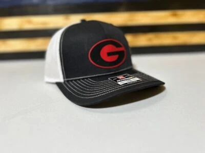 UGA Georgia Bulldogs Richardson 112 Leather Patch SnapBack Hat