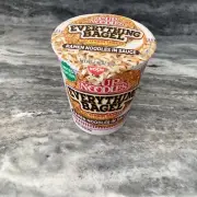 Nissin Everything Bagel Flavor Ramen Cup Noodles 2.25 oz Limited Edition 1 Cup