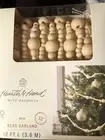 New Hearth & Hand W/Magnolia Christmas Wooden Bead Garland Natural 12’ Target