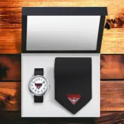 NEW Essendon Bombers Watch and Tie Gift Set