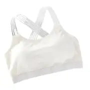 Seamless Sports Bra White