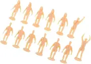 rockible 1/87 HO OO Layout Soccer Football Player Action Figure Model Toys, as described, 2.2cm