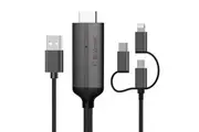 USB Type-C to HDMI Lightning Pin Micro USB 1080P Adapter Cable Audio Video Lead TV USB