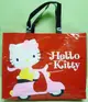 【震撼精品百貨】Hello Kitty 凱蒂貓~KITTY亮面手提袋『摩托車』