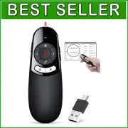 Compact and Lightweight Presentation Remote with USB Storage & Power Functions