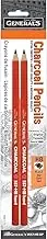 General Pencil 557-HB-BP GENERALS CHARCOAL PENCIL HB 2 EACH EACH, Multicolor