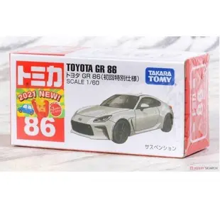 TOMICA小汽車/ 豐田GR86 SPX26T/ 初回 eslite誠品