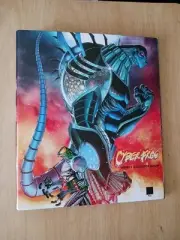 CYBERFROG SERIES 1 BINDER salamandroid comes w/ 19 cards 2 pages