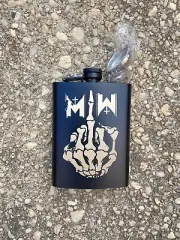 Motionless In White Engraved 8 Oz Flask