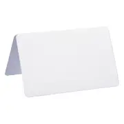 Blank Greeting Cards,100Pcs Favor Decor Foldable Card ,White Pearlescent Paper
