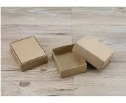 Kraft Black White Gift Carton Cardboard Box Kraft Blank Carton Paper Gift Paper Box With Lid Gift Packaging Box Size 225x95x44mm Colour Brown