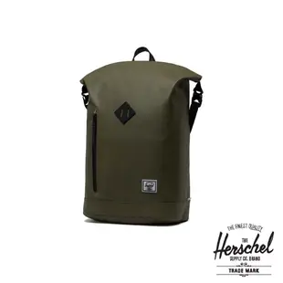 Herschel Roll Top Backpack【11194】軍綠 包包 豬鼻子 後背包 捲頂包 素面包