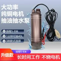 在飛比找樂天市場購物網優惠-大功率抽柴油泵 水泵 12V24V220伏抽油神器加油機電動