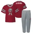 Infant Crimson Alabama Crimson Tide Two-Piece Red Zone Jersey & Pants Set