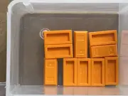 LEGO Parts - Orange Minifigure, Utensil Ingot / Bar - No 99563 - QTY 10