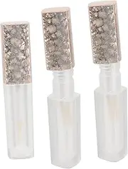 Ipetboom 3pcs Empty Lip Gloss Tubes DIY Making Kit for Lip Gloss Containers Refillable Vials with Wand Travel Friendly Durable Easy to Fill and Clean