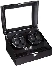 [CFZSALK] Watch Winders Watch Winder Box Automatic Watch Winder Box Dual Watch Winder Watch Box Quiet Automatic Rotation Watch Storage Box KeYJ
