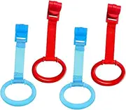COOLHIYA Mobile 4 Pack Toddler Mobile Crib Toy Set Baby Pull up Rings Infants Bed Toys