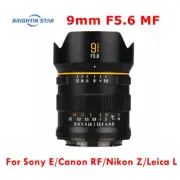 Brightin Star 9mm F5.6 Full Frame Manual Lens Fr Sony E Canon RF Nikon Z Leica L
