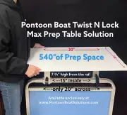 Pontoon Boat Twist N Lock Max Prep Table