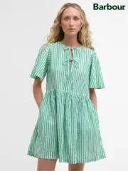 Barbour® Green Mini Daison Dress (AY2377) | $244