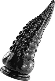Black Tentacle Dildo,7.9 in Suction Cup Dildo for Hand-Free Play,Sex Toys for Women and Couple