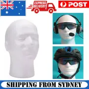 Male Head Model Wig Hat Display Holder Stand Foam Styrofoam Mannequin Manikin AU