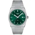 TISSOT PRX QTZ 40MM GREEN DIAL MEN'S WATCH T137.410.11.091.00