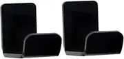 FUNNETOYU 2Pcs Wall Mounted Headphone Organizer Headset Stand for Home and Shop Headphone Holder Space Saving Design Earphone Bands and Controllers
