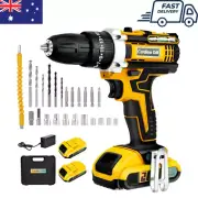 24Pcs 21V Cordless Drill Driver Set Household Hand Tool Kit,25Nm Variable