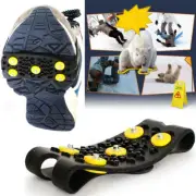 Non-slip Snow Cleats Anti-Slip Overshoes Studded Ice Traction Shoe Covers Spike