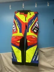 FXR Cold Cross Race Ready Pants Hi-Vis/Nuke Red Orange/Royal (L)