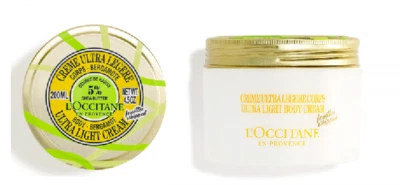 L'Occitane En Provence BERGAMOT Ultra Light Body Cream 5% Shea SEALED 4.5 oz.