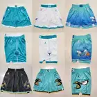 Charlotte Hornets Basketball Shorts Stitched Unisex Adults S-3XL