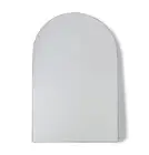 E Style Alexa Decorative 215cm Iron/MDF Silver Floor Mirror Home Decor Black