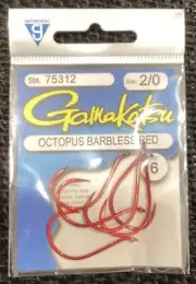 Gamakatsu 75312 Octopus Hook, Size 2/0
