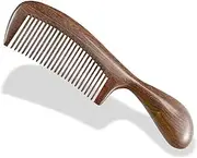 Wooden Comb Sandalwood Comb Massage Comb Thick Tooth Hair Comb(2)