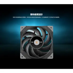 Thermaltake 曜越 TOUGHFAN 14 PWM 散熱風扇 鋼影 高風壓風扇 系統風扇 黑 1入