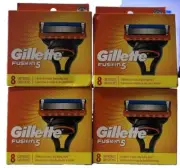 Gillette Fusion 5 Razor Blades 32 Cartridge Factory Sealed pack FAST ship