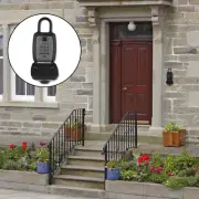 Key Lock Box Wall Mount Secure Key Box with 12 Digit Combination qibaE