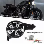 Pulley Engine Cover Sprocket Medallion w/Bolt For Haley Sportster S 1250 S RH975