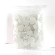 Luminous Stone Indoor/Outdoor Fish Tank - Create a Magical Garden with Absorbent Light Emitting Stones for Kids，100pcs Glowing Luminous Stone，Each Approximately 0.86 inches.(White)
